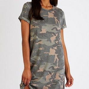 Camo t-shirt dress